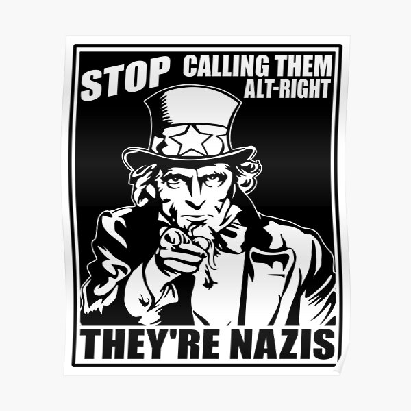 Anti Alt Right Poster