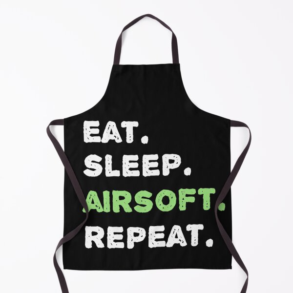 Item preview, Eat Sleep Airsoft Repeat Bold Typography designed and sold by garniturex.