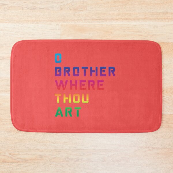 Item preview, o brother where thou art, Colorful letters  designed and sold by CraktmanShop.