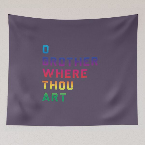 Item preview, o brother where thou art, Colorful letters  designed and sold by CraktmanShop.