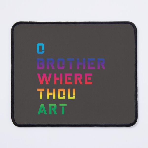 Item preview, o brother where thou art, Colorful letters designed and sold by CraktmanShop.