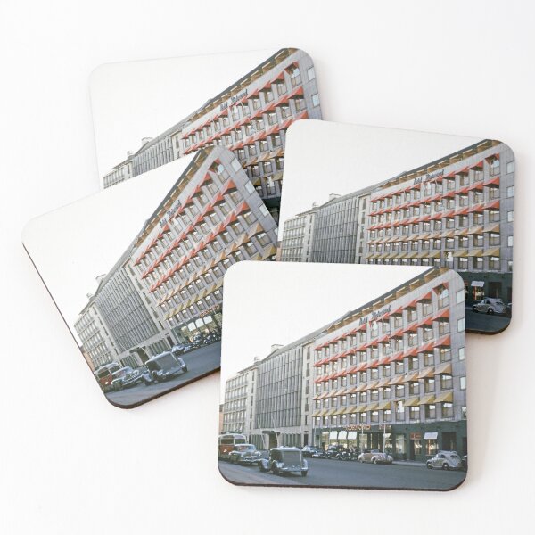Item preview, 1950s - Street lined with cars in Copenhagen, Denmark designed and sold by thatwaslife.