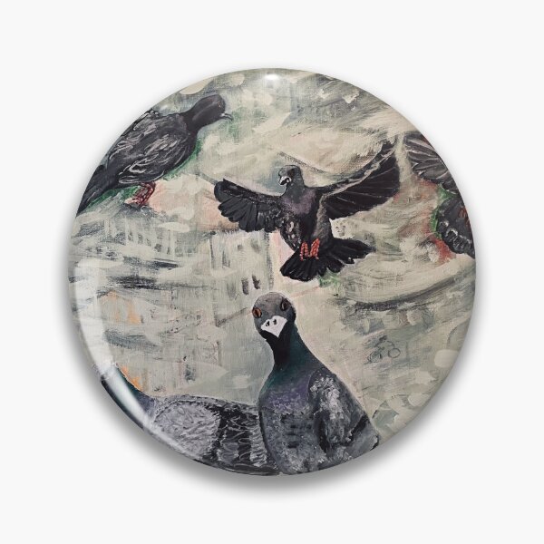 Item preview, 5 Brooklyn pigeons in NYC smog designed and sold by Trust Henny.
