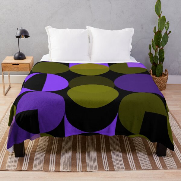 Item preview, Army Green and Purple Geometric Shapes  designed and sold by atroffire.