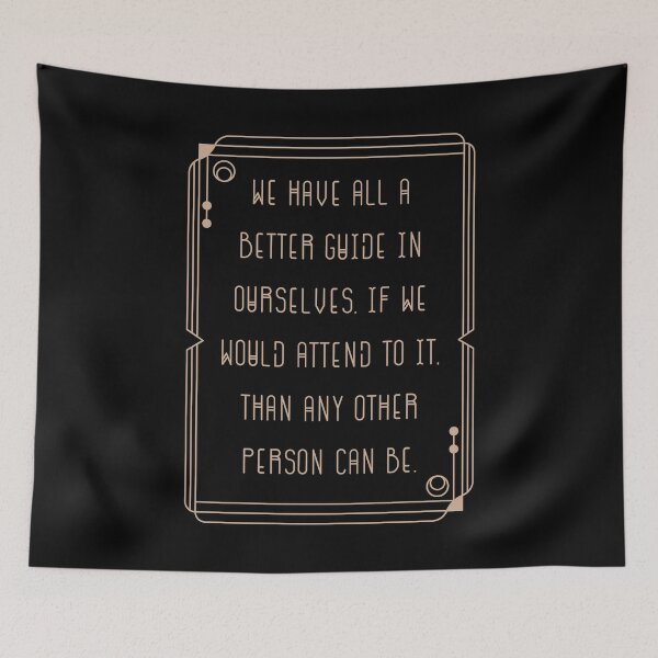 Item preview, Jane Austen Mansfield Park Quote - We have all a better guide in ourselves, if we would attend to it, than any other person can be. designed and sold by violet-hope.