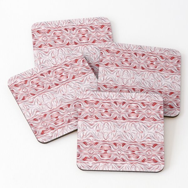 Item preview, White and Red Botanical Lace designed and sold by fatenanwar.