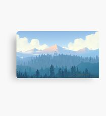 Firewatch Art Design - 4k Canvas Print