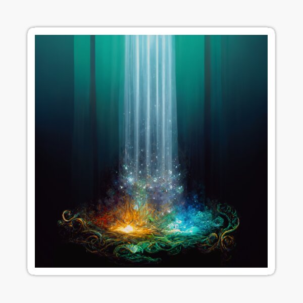 Item preview, Inner Earth Light Portals – Under the Origin of the Four Elements Realm 28 designed and sold by StarbuckLight.