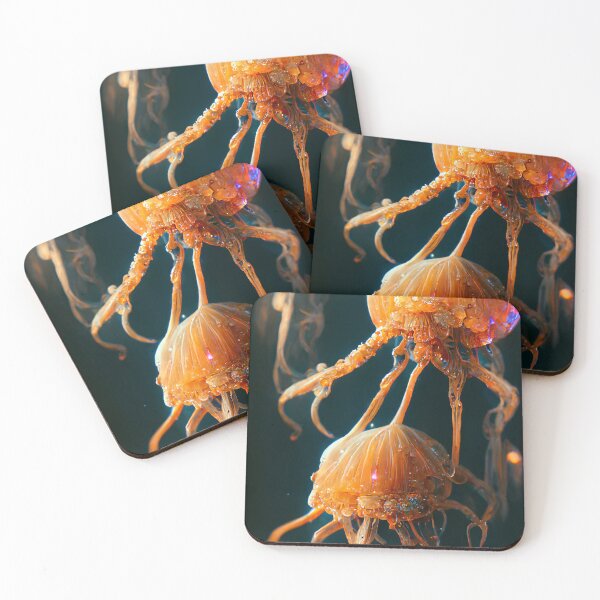 Item preview, Jellyfish in bloom designed and sold by Expedition-AI.