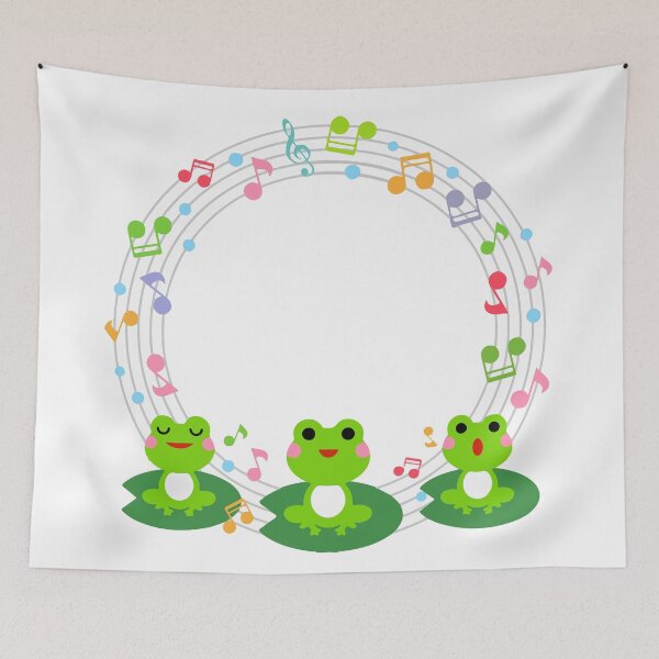 Item preview, Music Cartoon frogs designed and sold by RaionKeiji.