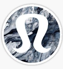 Lululemon Black Marble Sticker