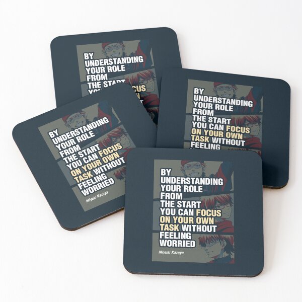 Item preview, Diamond no Ace: Miyuki Kazuya Focus on Your Own Task Quotes designed and sold by Viability Creative.