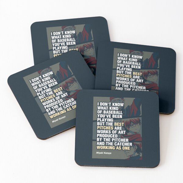 Item preview, Diamond no Ace: Miyuki Kazuya Best Pitches Task Quotes designed and sold by Viability Creative.