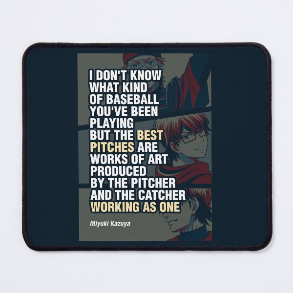 Item preview, Diamond no Ace: Miyuki Kazuya Best Pitches Task Quotes designed and sold by Viability Creative.