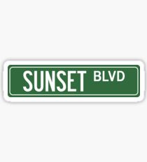 SUNSET BLVD Sticker