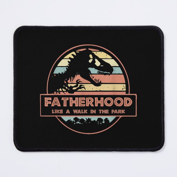 Item preview, Dinosaur T Rex Fatherhood Like A Walk In The Park Vintage designed and sold by TarynAbbott.