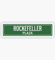 Pegatina ROCKEFELLER PLAZA, Nueva York, Nueva York