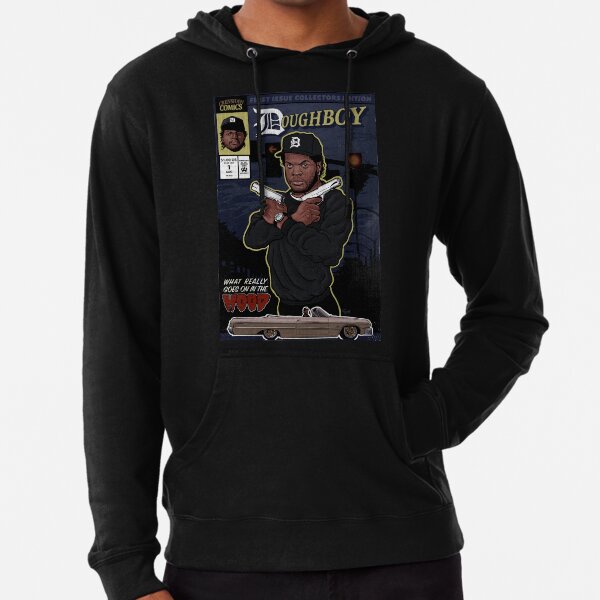 Mens Hooded Sweatshirt Ice T /& Ice Cube Fashion Classic Style Gray