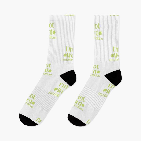 Item preview, I'm not weird. I'm limited edition. designed and sold by Shahd  Design.