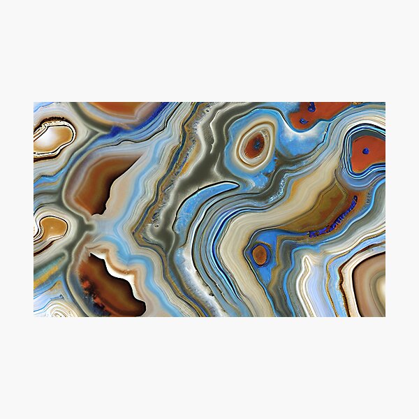 Item preview, Ágata azul de Sardonyx designed and sold by InnerLayersArt.