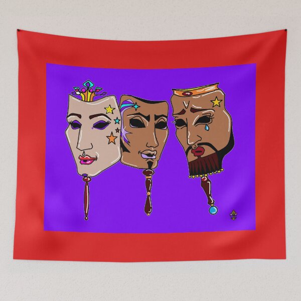 Item preview, Purim Masks, Esther, King and Haman designed and sold by judy snyder.