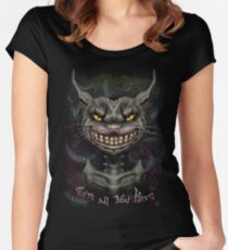 Cheshire Cat Women's Fitted Scoop T-Shirt