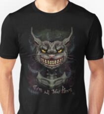 Camiseta ajustada gato de Cheshire