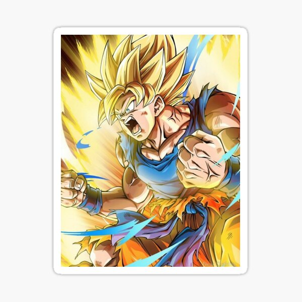 Goku SSJ2 Sticker - Crazymonk