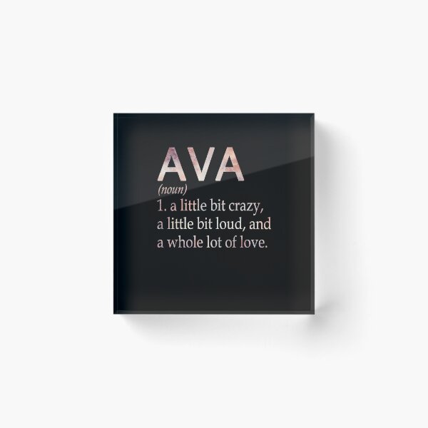 Item preview, Ava Girl Name Definition designed and sold by Alexmdast.
