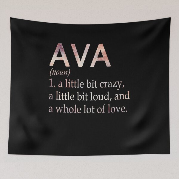 Item preview, Ava Girl Name Definition designed and sold by Alexmdast.