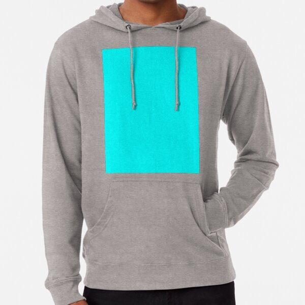 Cyan colour hoodie new arrivals