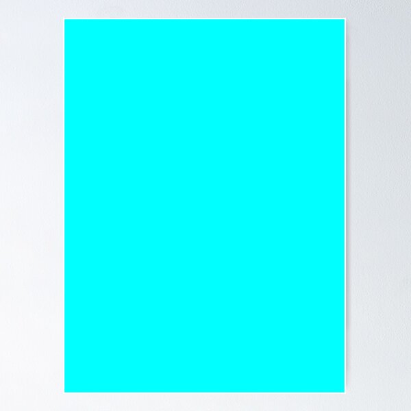 Item preview, Aqua Cyan designed and sold by SolidColors.