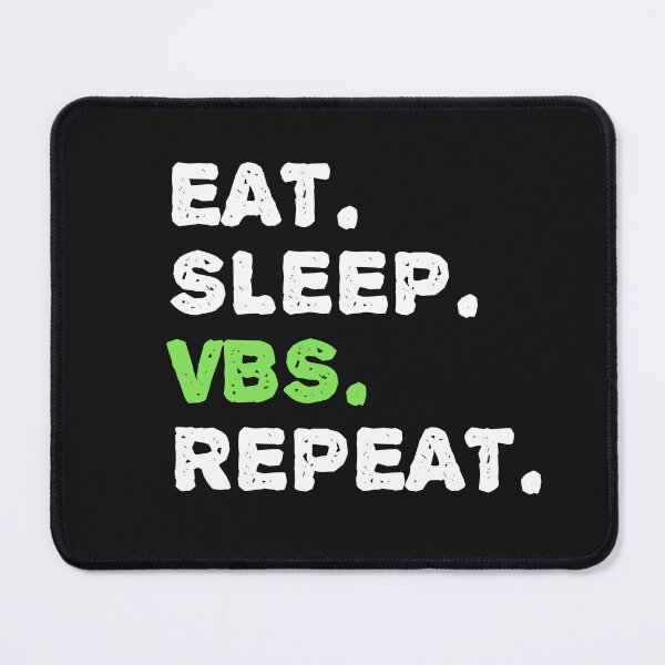 Item preview, Vintage Eat Sleep VBS repeat bold Typography  designed and sold by garniturex.