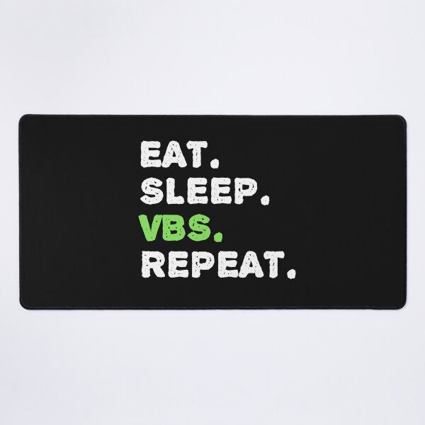 Item preview, Vintage Eat Sleep VBS repeat bold Typography designed and sold by garniturex.