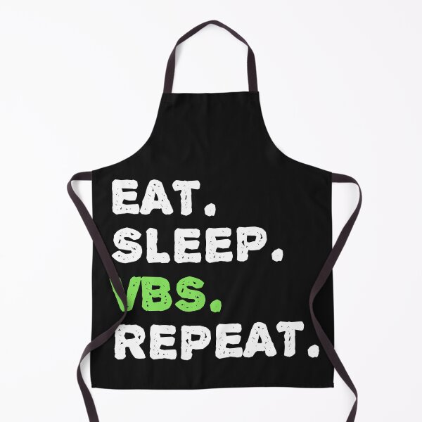 Artikelvorschau, Vintage Eat Sleep VBS wiederholen fette Typografie entworfen und verkauft von garniturex.