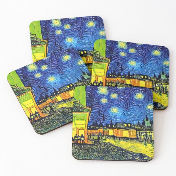 Item preview, Night landscape and restaurant paint designed and sold by FineArtLoverr.