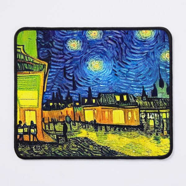 Item preview, Night landscape and restaurant paint designed and sold by FineArtLoverr.
