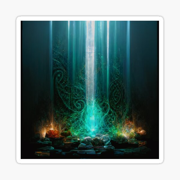 Item preview, Inner Earth Light Portals – Under the Druid Realm 38 designed and sold by StarbuckLight.