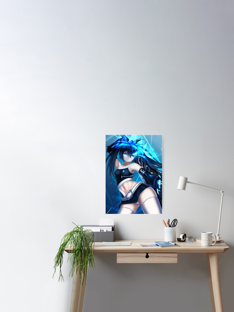 Black Rock Shooter Group Wall Scroll