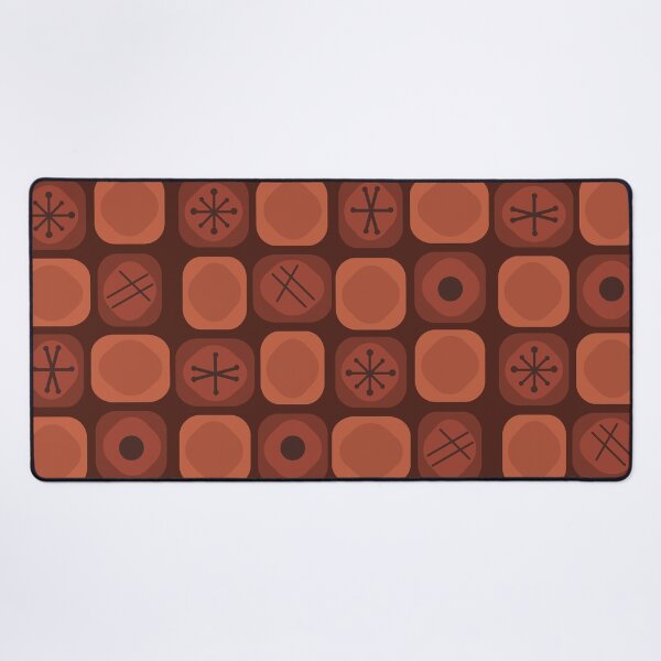 Item preview, 1950s Mod Art Soft Cubes Burnt Orange designed and sold by thepixelgarden.