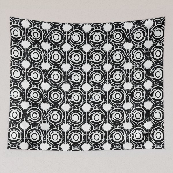 Item preview, Circles oil pattern paint designed and sold by FineArtLoverr.