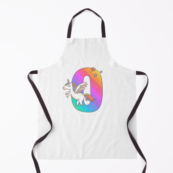 Item preview, Unicorn Monogram Letter O Initial Cute Birthday Gift designed and sold by Delightfully Cynical.