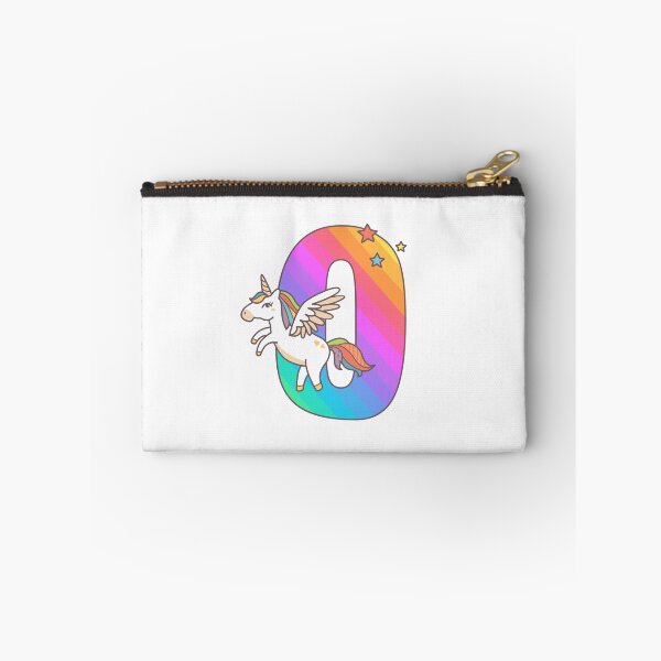 Item preview, Unicorn Monogram Letter O Initial Cute Birthday Gift designed and sold by Delightfully Cynical.
