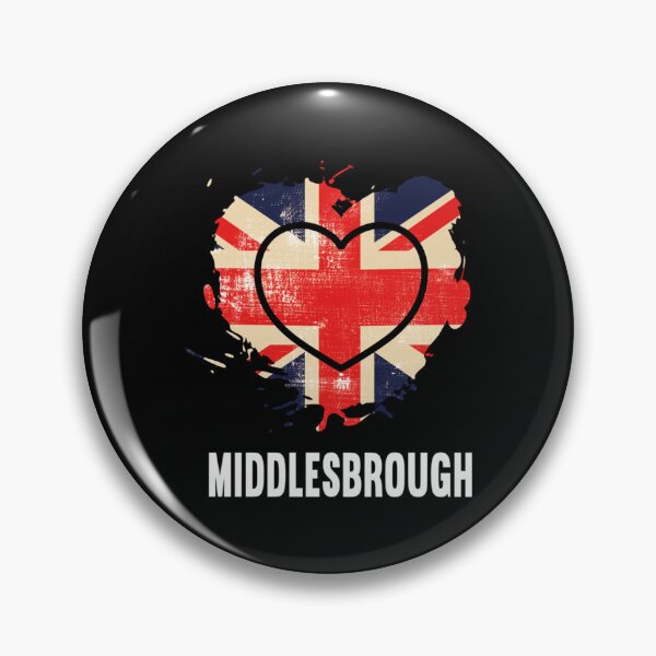 Item preview, I Love Middlesbrough United Kingdom Heart  designed and sold by Linkfrank199.