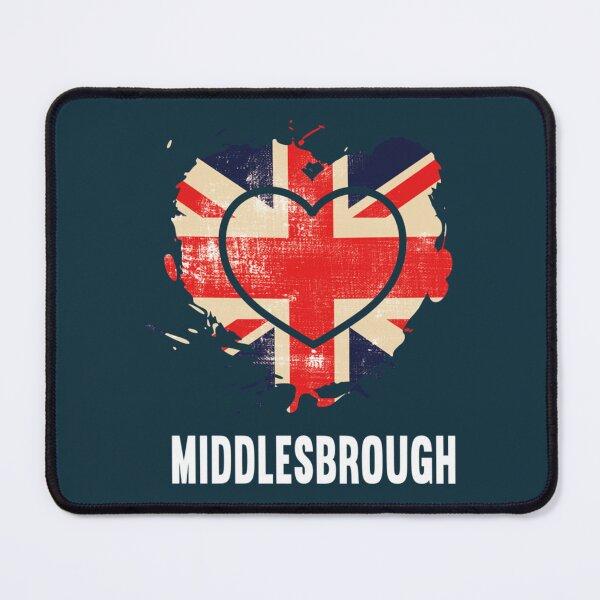 Item preview, I Love Middlesbrough United Kingdom Heart  designed and sold by Linkfrank199.
