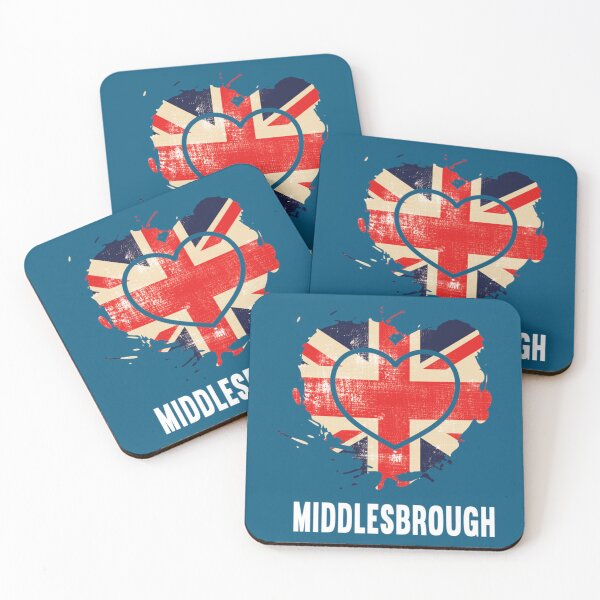 Item preview, I Love Middlesbrough United Kingdom Heart  designed and sold by Linkfrank199.