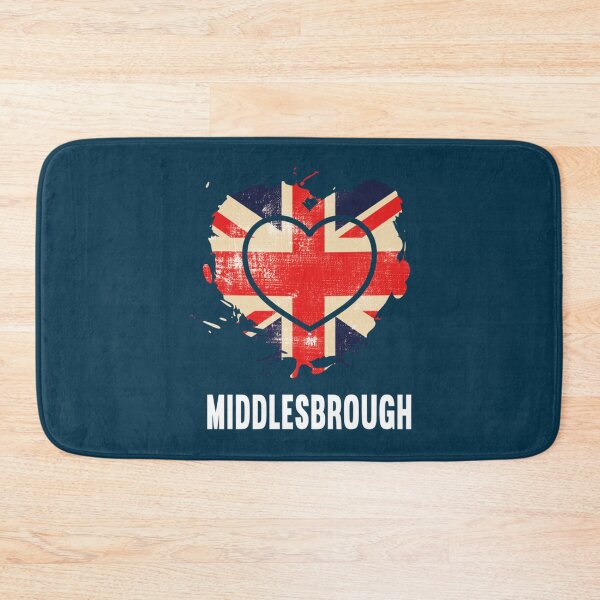 Item preview, I Love Middlesbrough United Kingdom Heart  designed and sold by Linkfrank199.