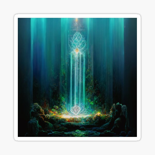 Item preview, Inner Earth Light Portals - Under the Crystal Pyramid 40 designed and sold by StarbuckLight.