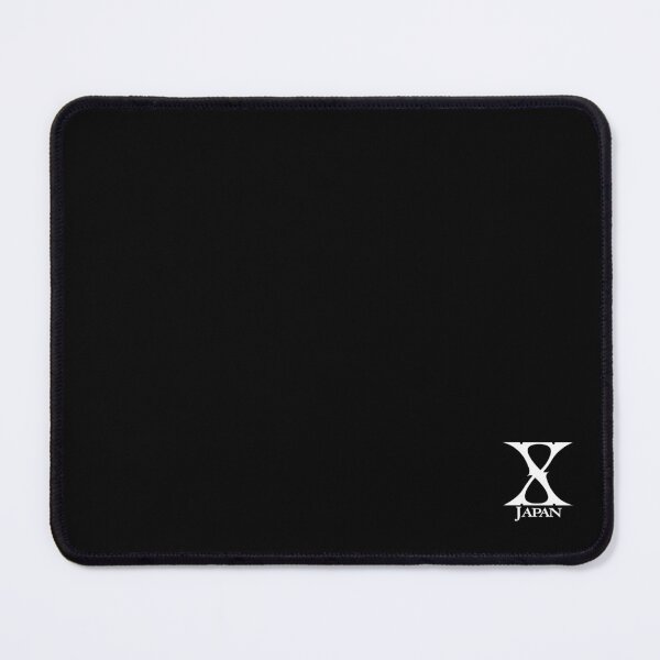 Artikelvorschau, XJapan Mauspad – weißes Logo auf schwarzem Hintergrund entworfen und verkauft von xjapanstickers.