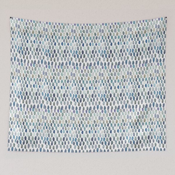 Item preview, Blue Brushstrokes designed and sold by Alexa Kaczor.